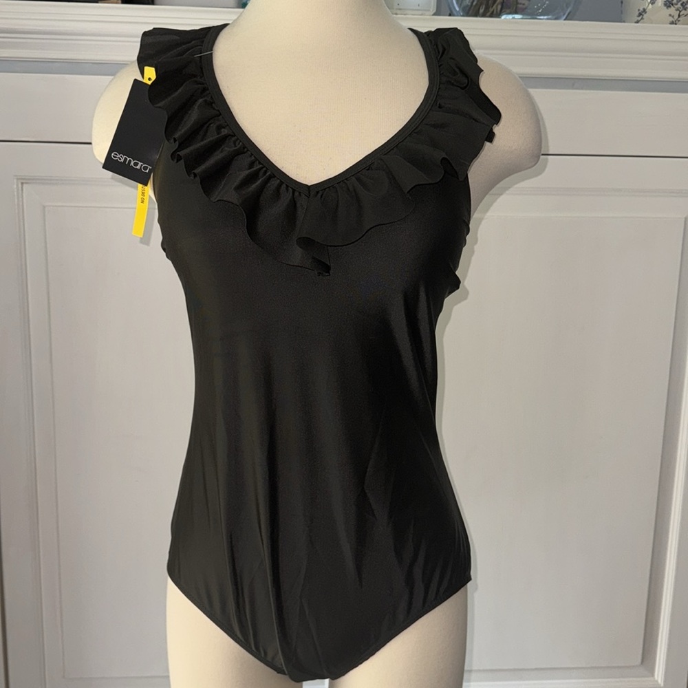 Black Ruffled Bikini Swimwear